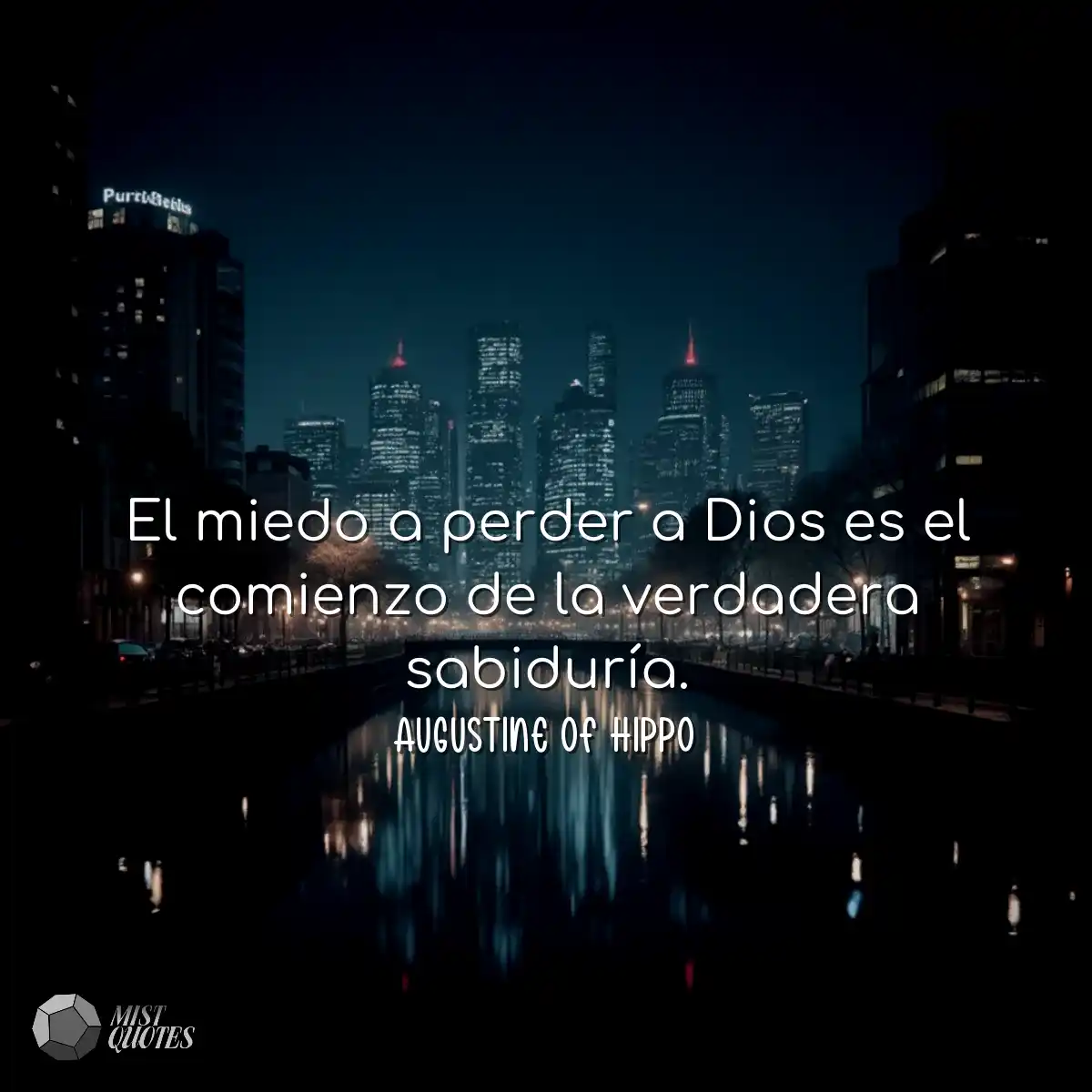 El miedo a perder a Dios es el comienzo de la verd