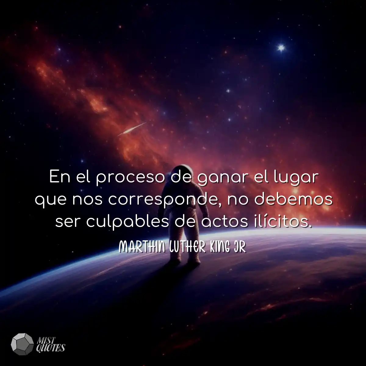 En el proceso de ganar el lugar que nos correspond