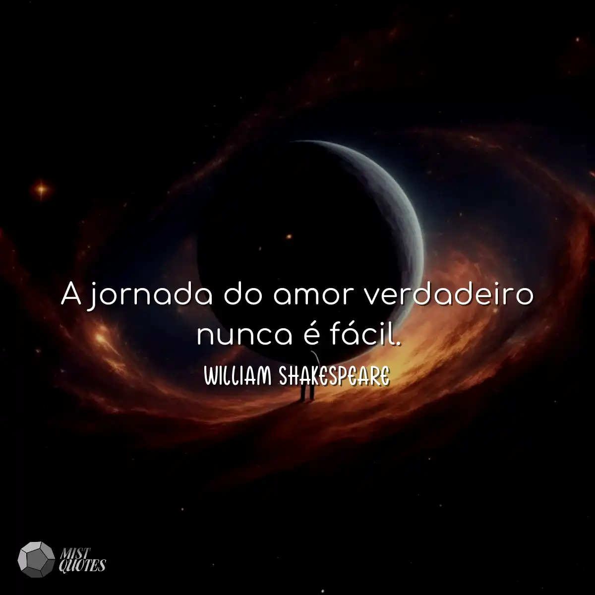 A jornada do amor verdadeiro nunca é f