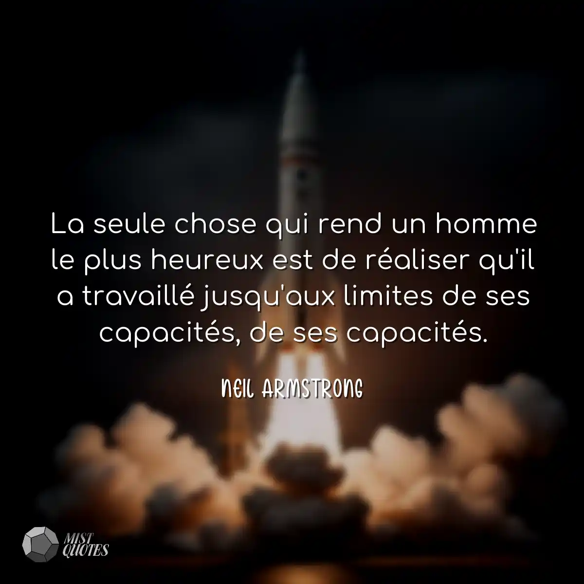 La seule chose qui rend un homme le plus