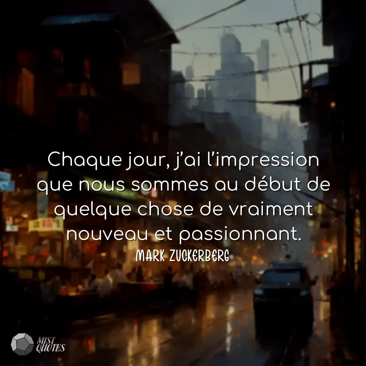 Chaque jour, j’ai l’impression que nous sommes au 