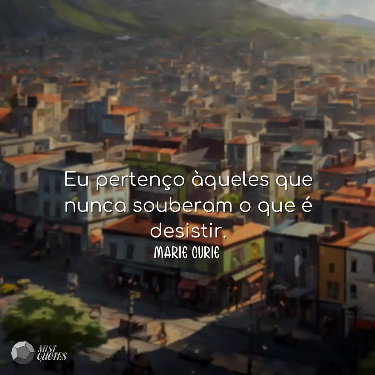 Eu pertenço àqueles que nunca souberam