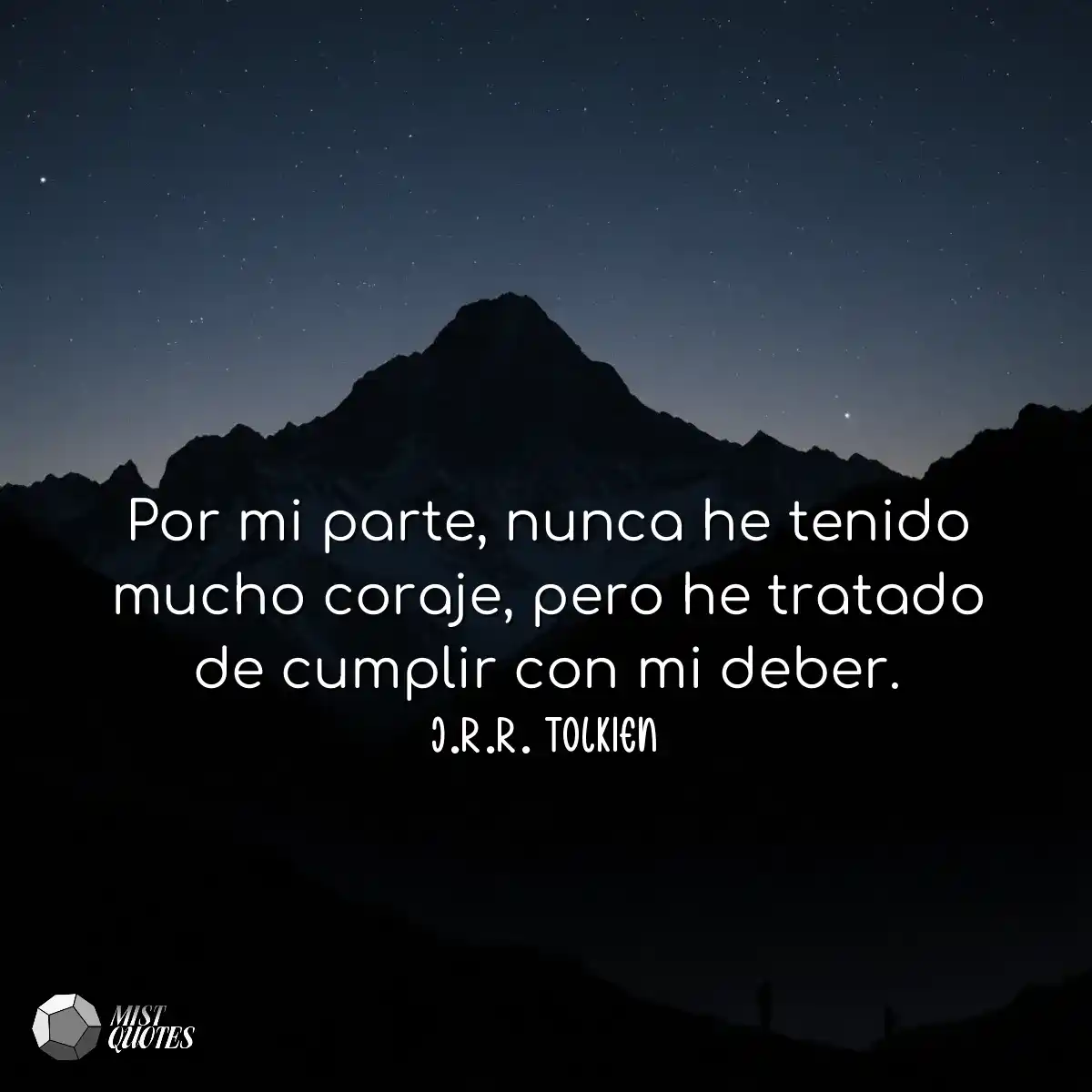 Por mi parte, nunca he tenido mucho cora