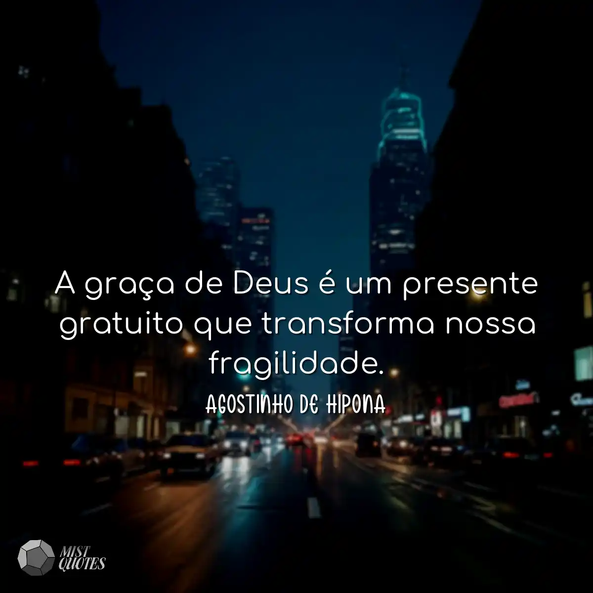 A graça de Deus é um presente gratuito