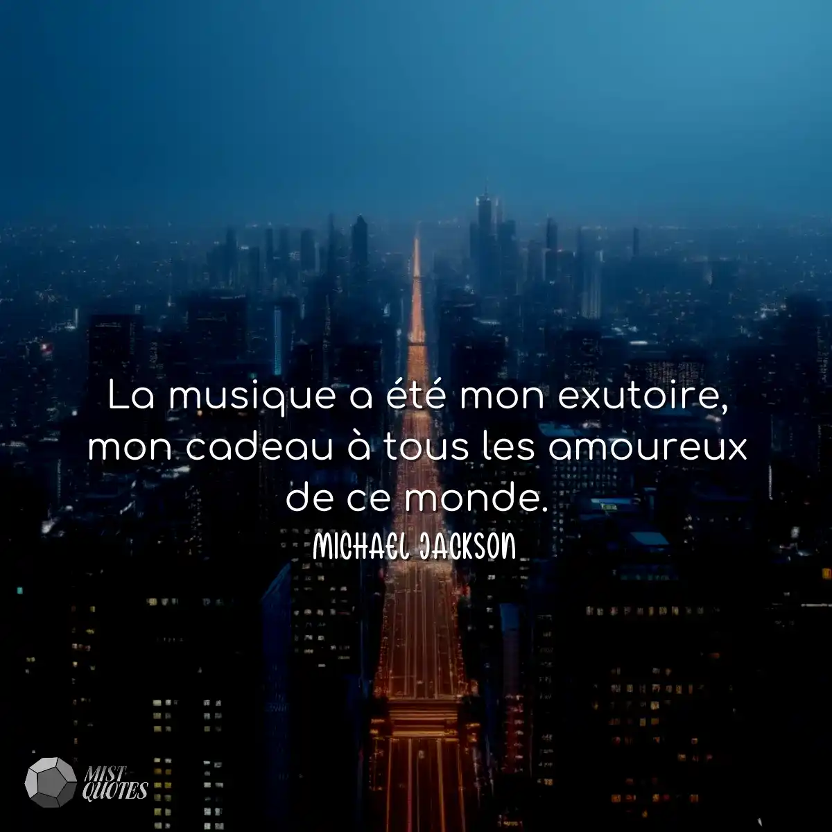 La musique a été mon exutoire, mon cad