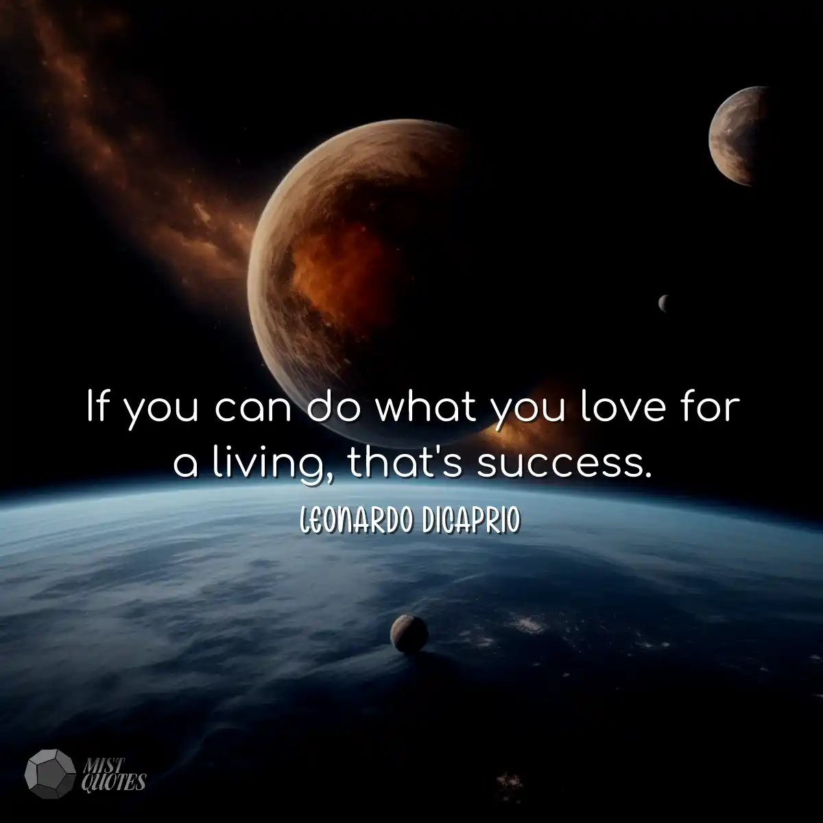If you can do what you love for a living