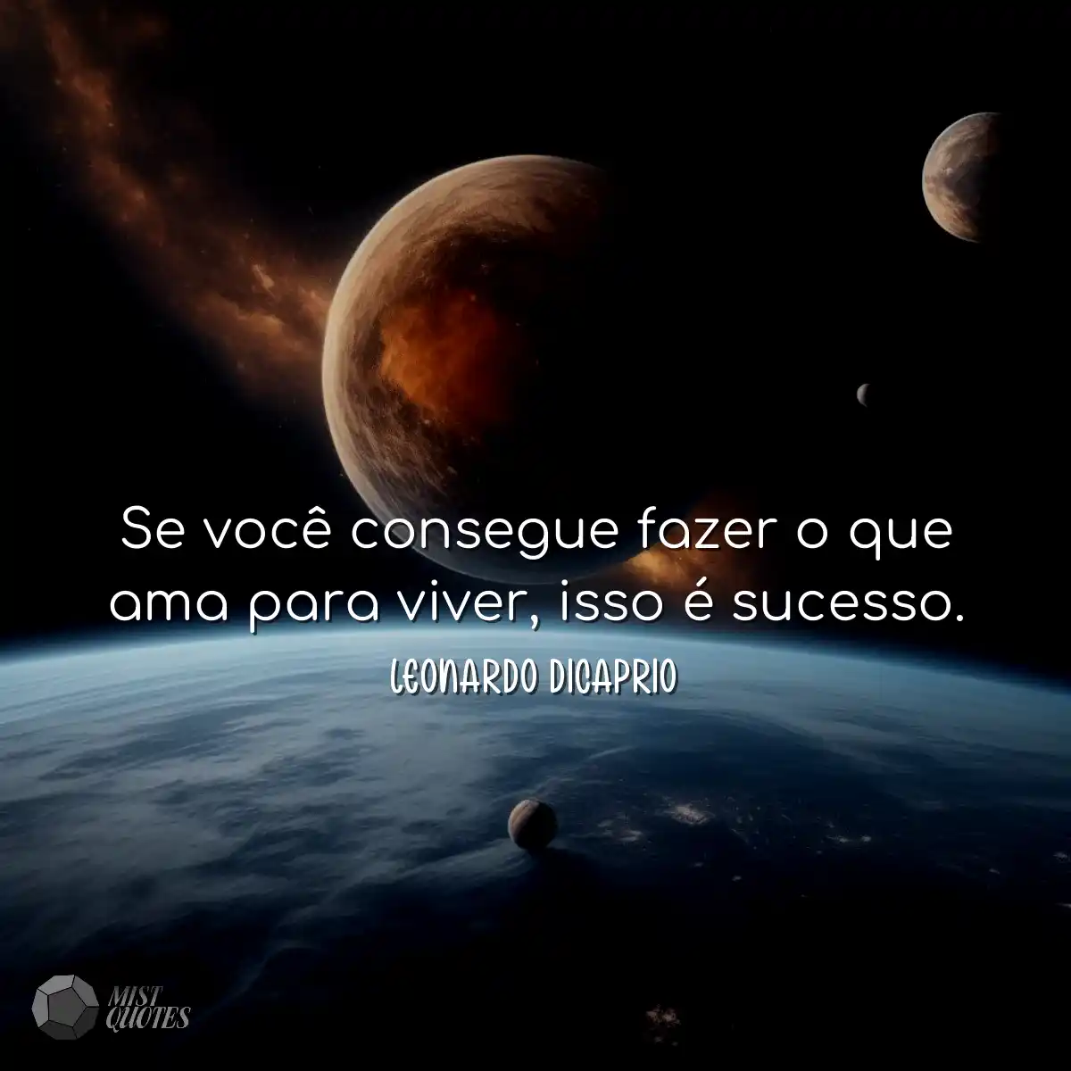 Se você consegue fazer o que ama para v