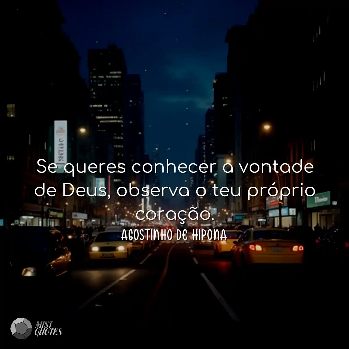 Se queres conhecer a vontade de Deus, ob