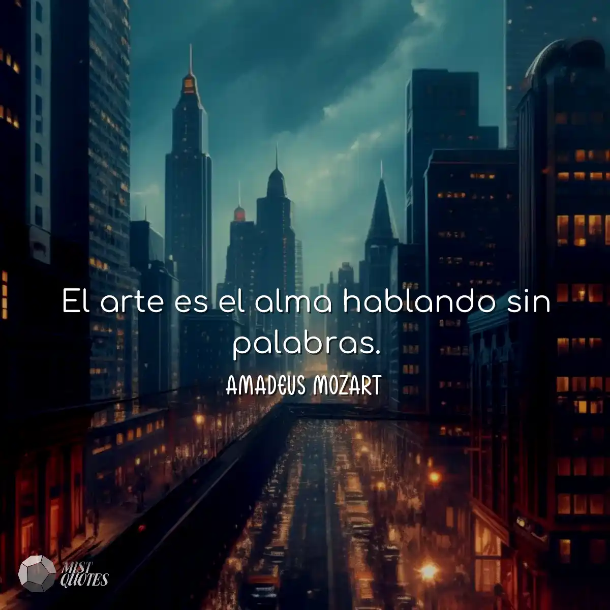 El arte es el alma hablando sin palabras