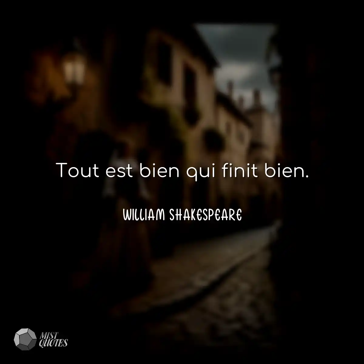 Tout est bien qui finit bien.
