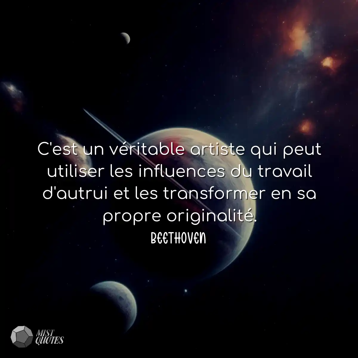 C'est un véritable artiste qui peut uti