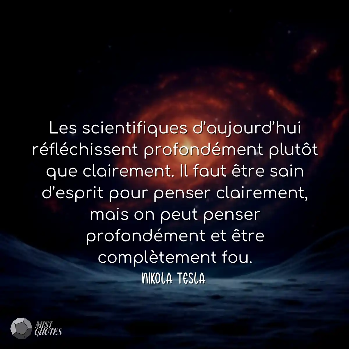 Les scientifiques d’aujourd’hui réfléchissent prof