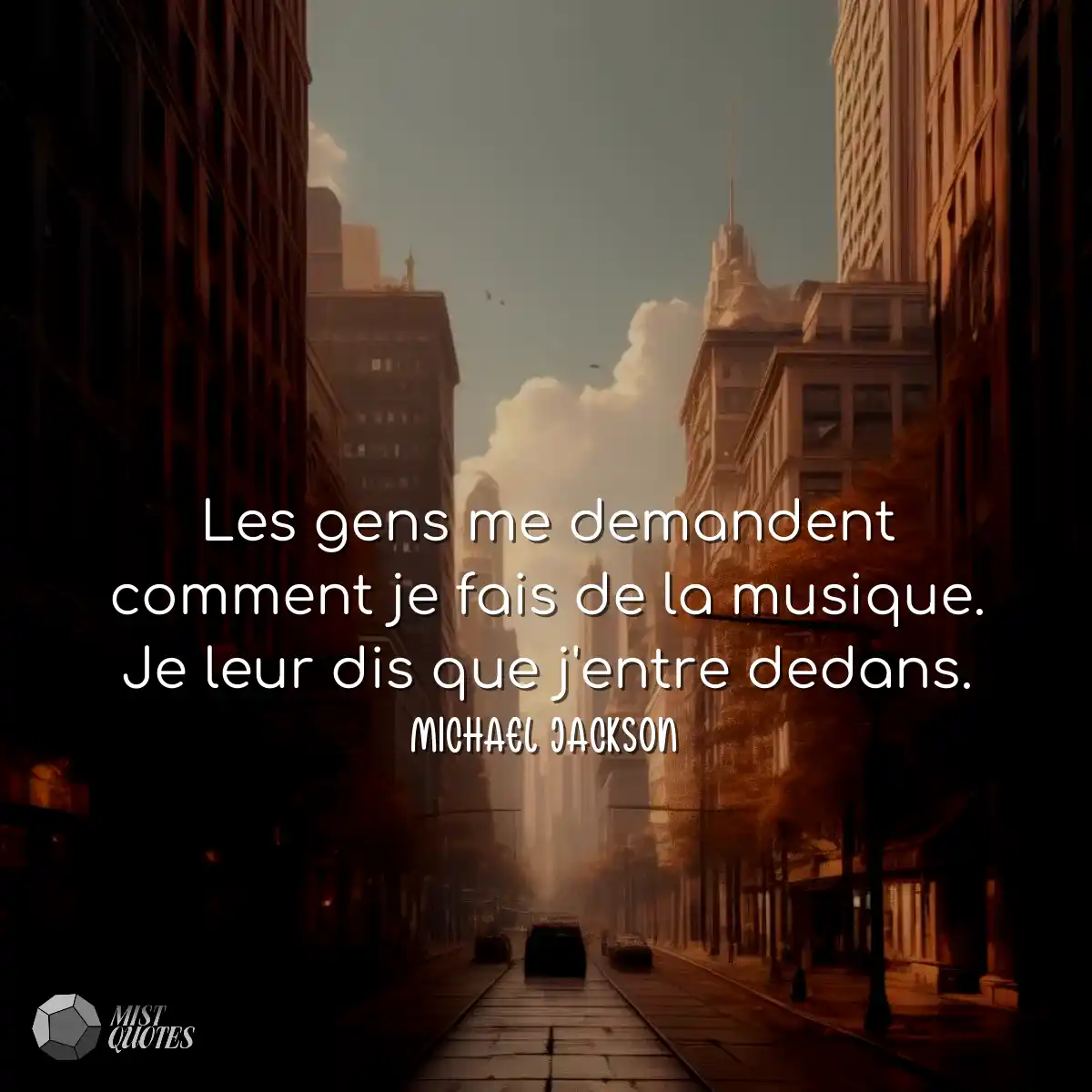 Les gens me demandent comment je fais de