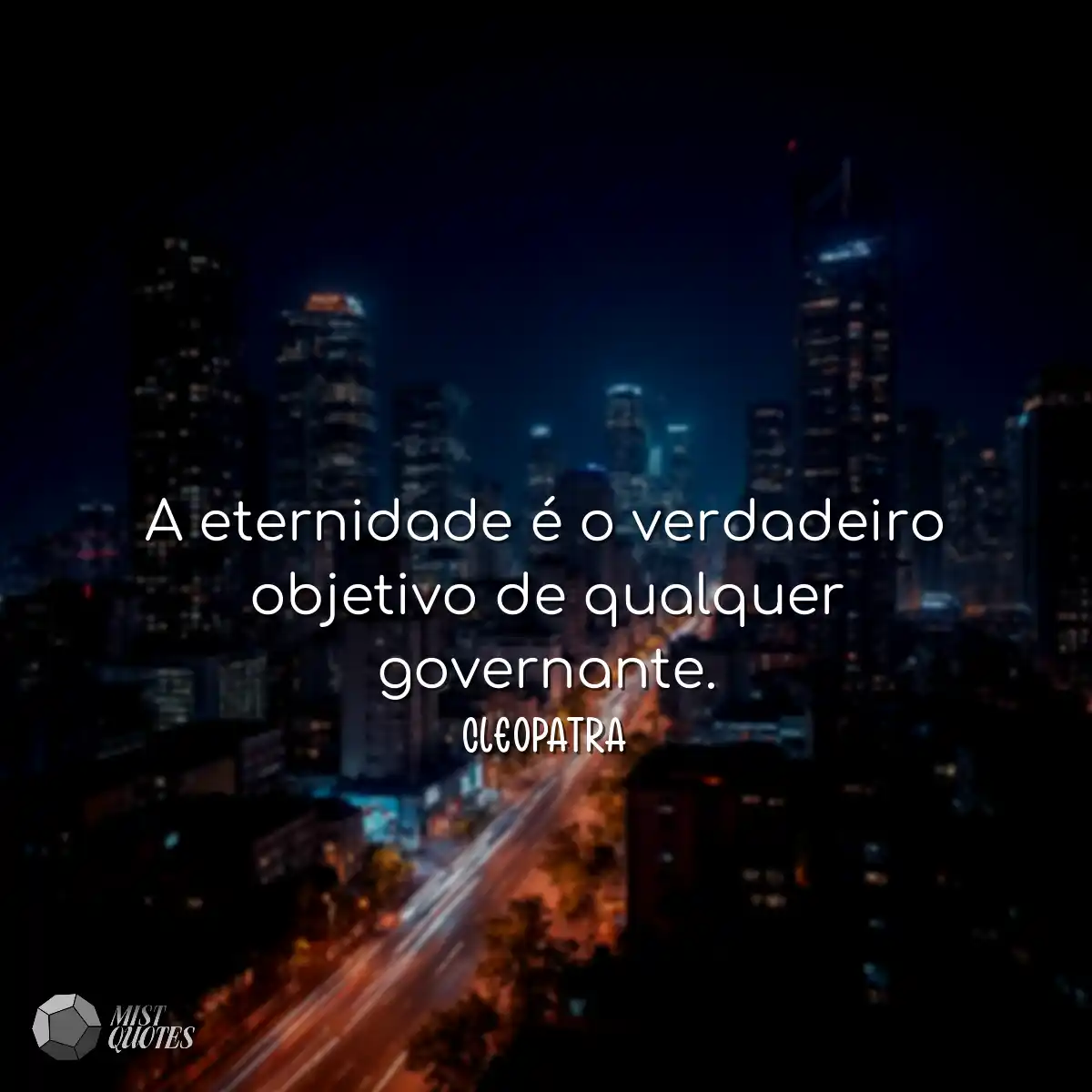 A eternidade é o verdadeiro objetivo de qualquer g