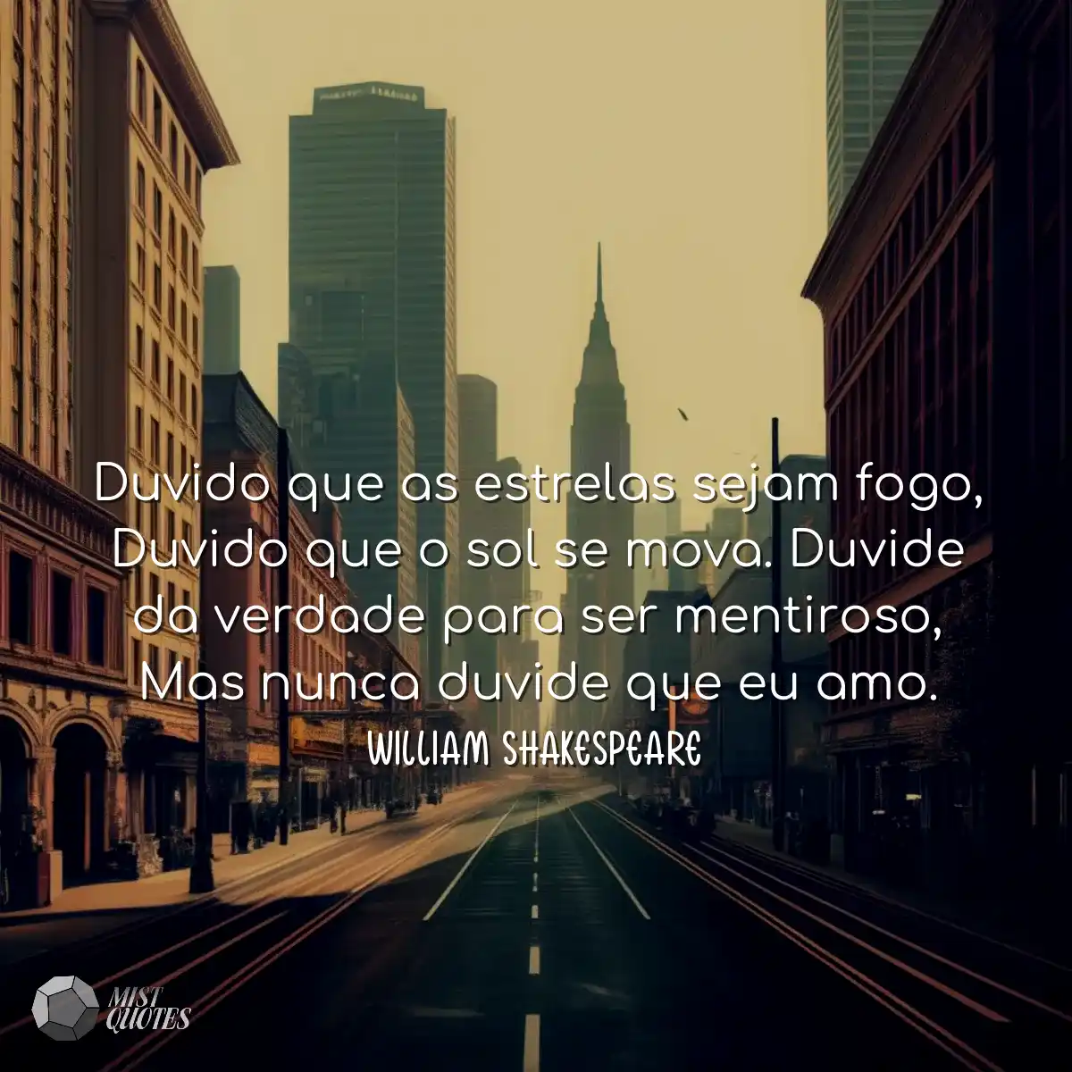 Duvido que as estrelas sejam fogo, Duvid