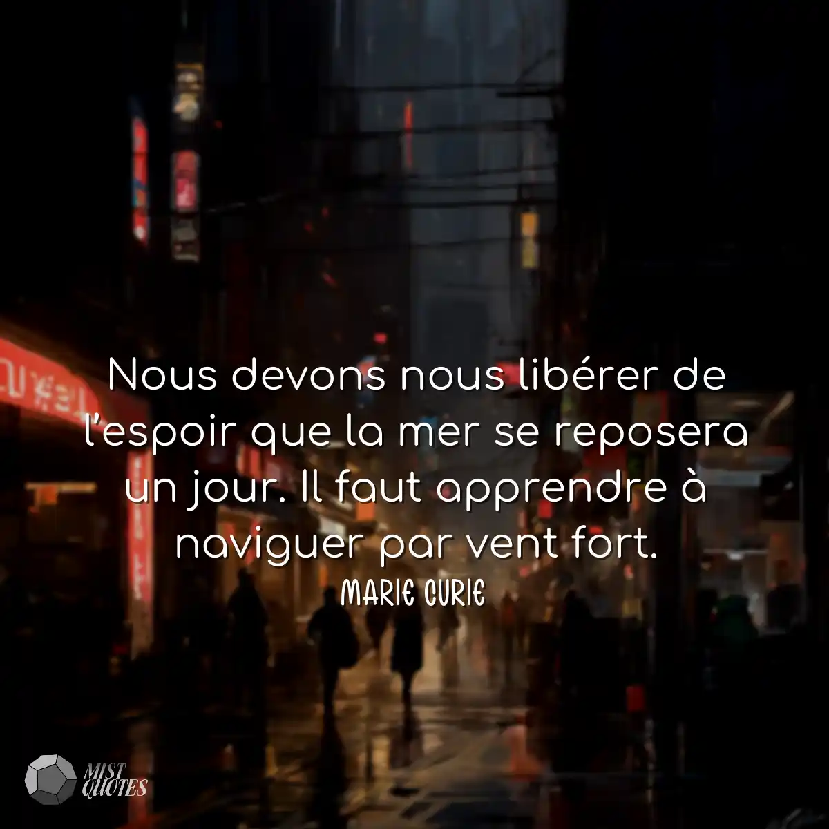 Nous devons nous libérer de l’espoir 