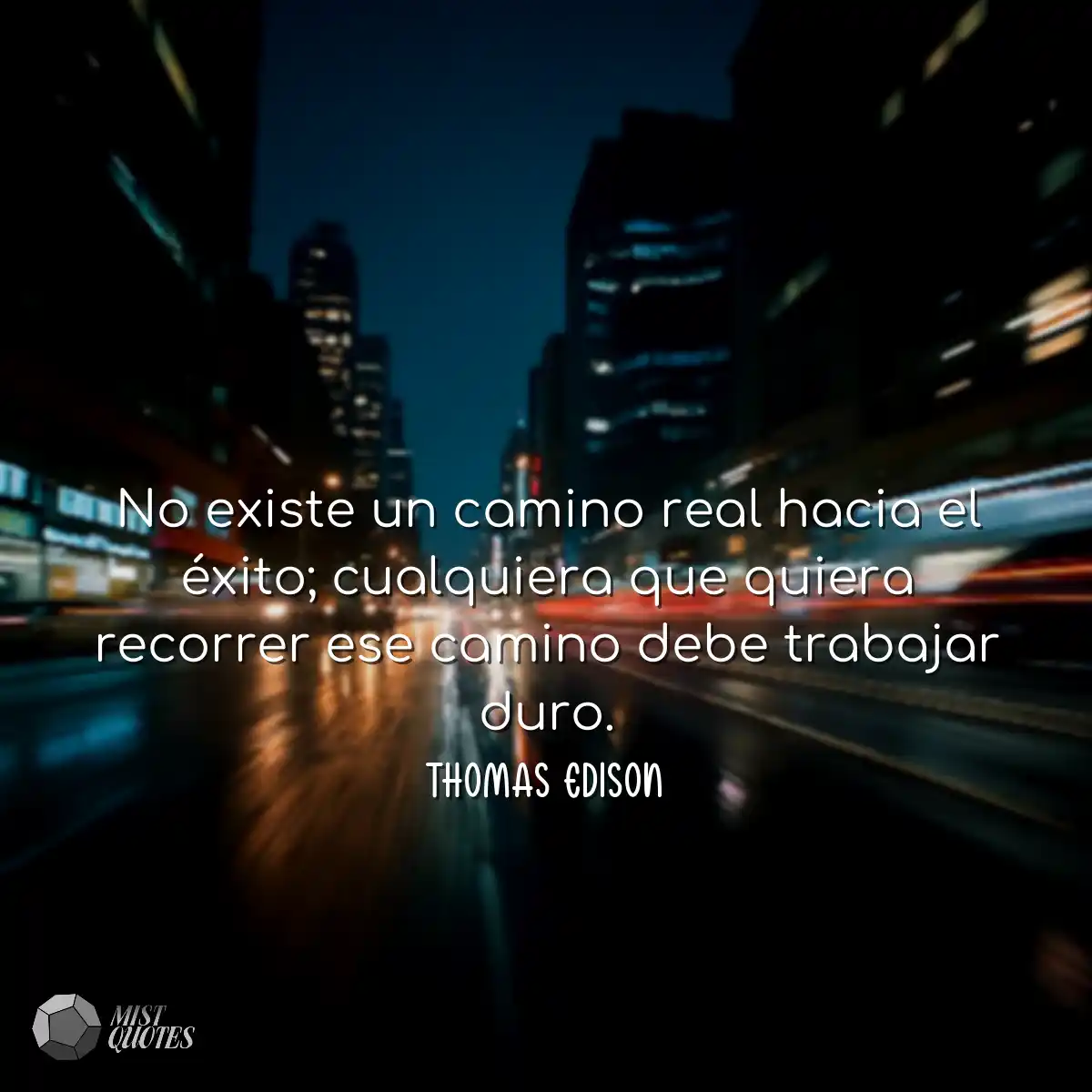 No existe un camino real hacia el éxito
