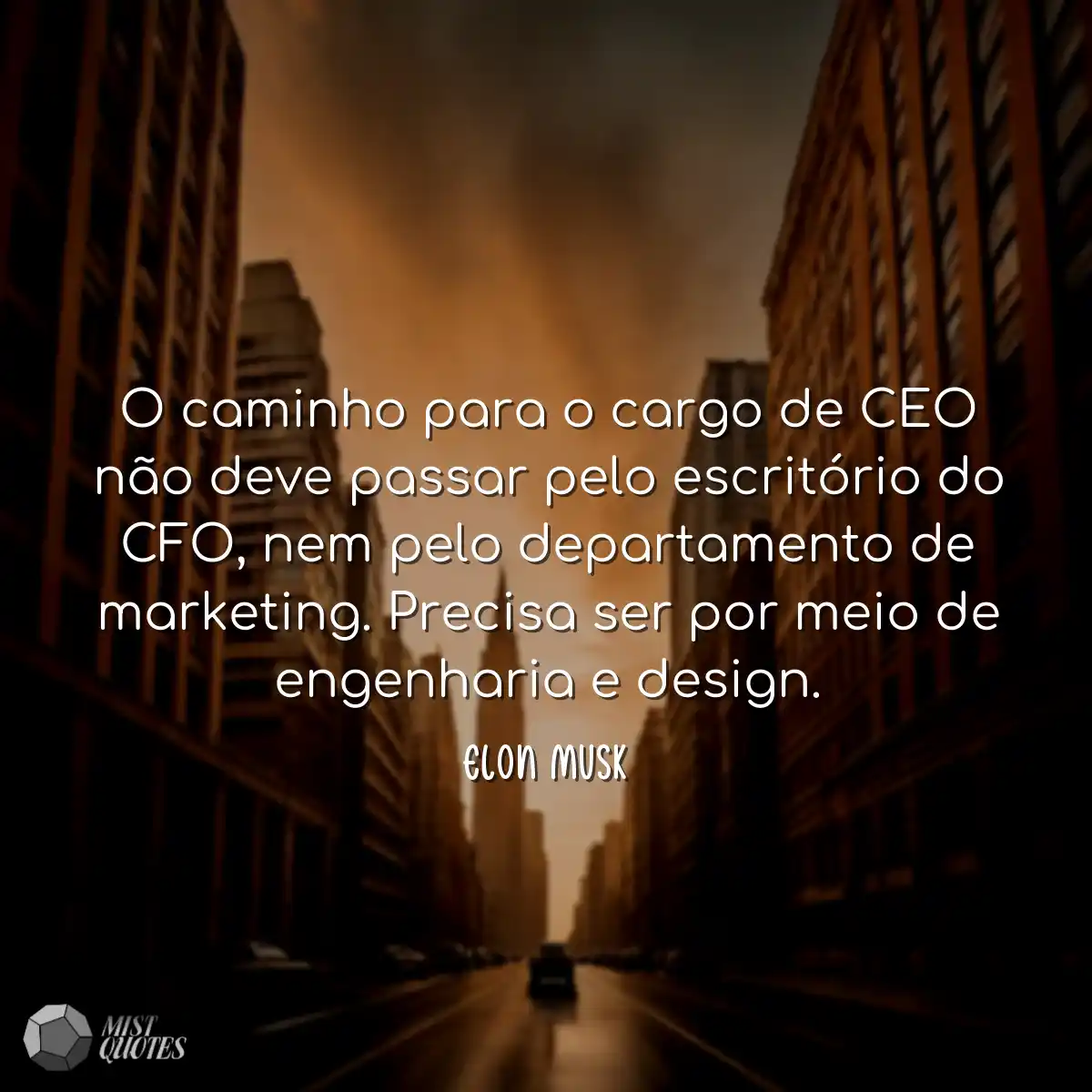 O caminho para o cargo de CEO não deve 