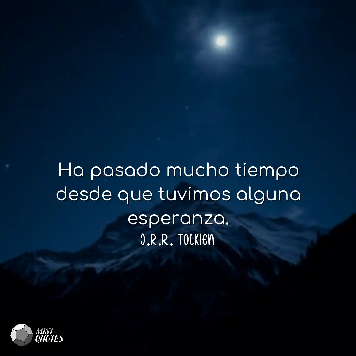 Ha pasado mucho tiempo desde que tuvimos