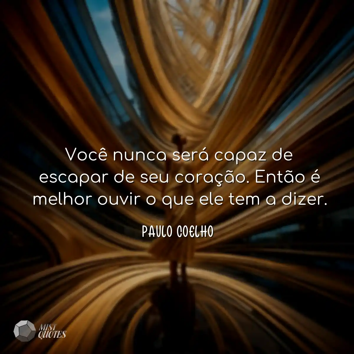 Você nunca será capaz de escapar de se