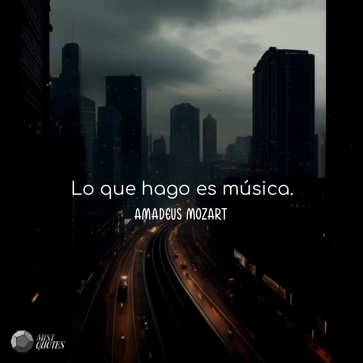 Lo que hago es música.