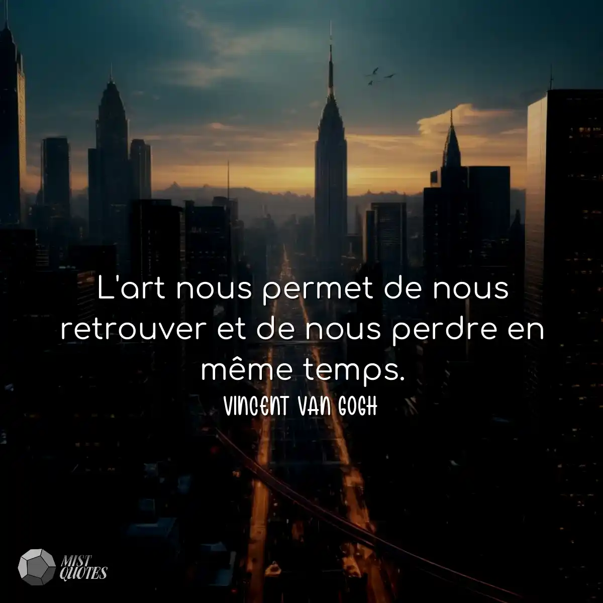 L'art nous permet de nous retrouver et d