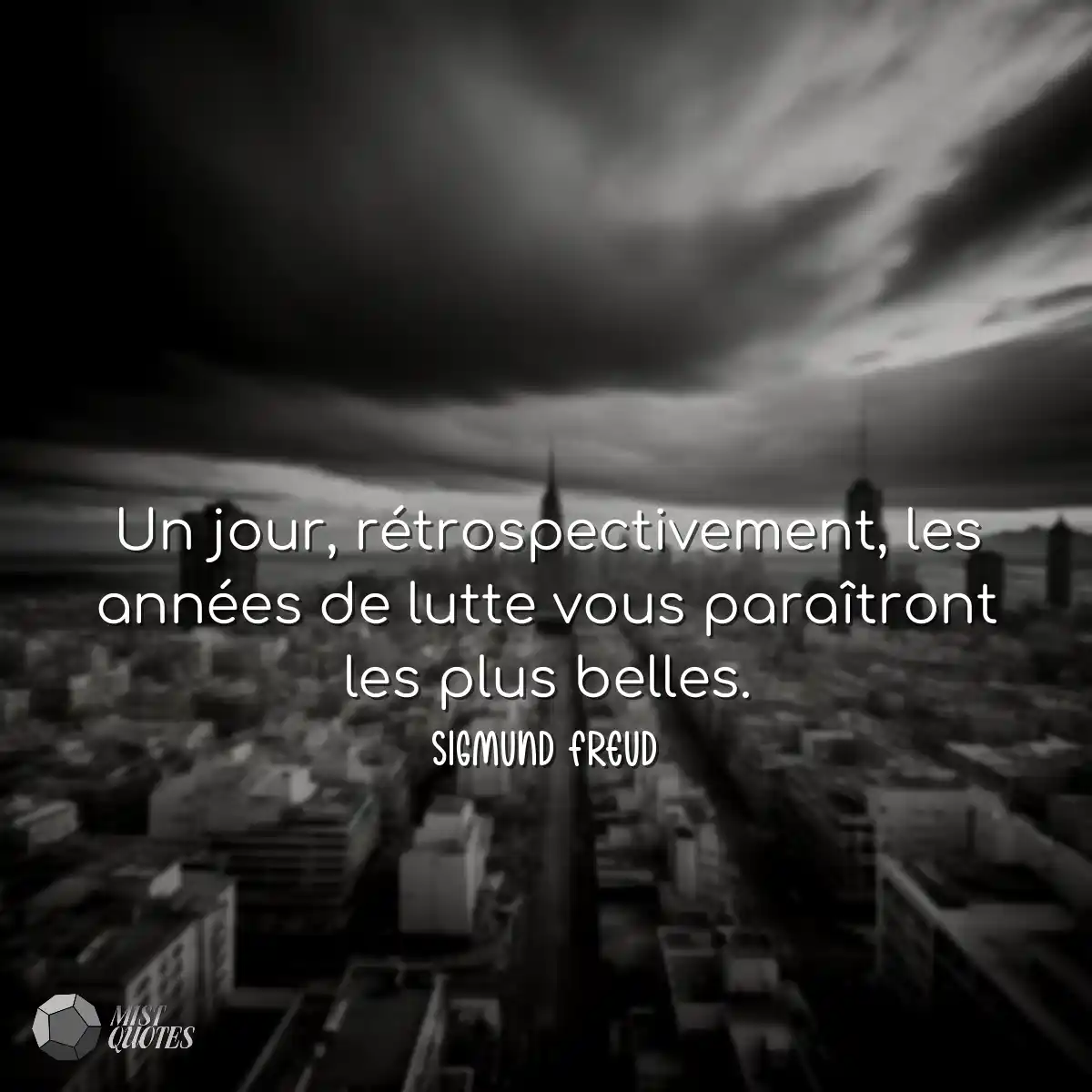 Un jour, rétrospectivement, les années