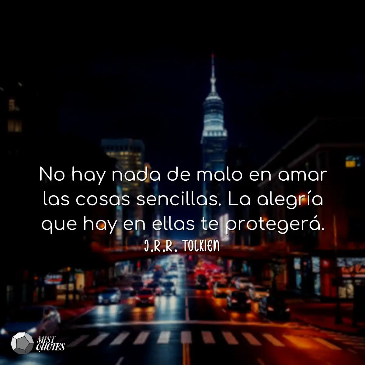 No hay nada de malo en amar las cosas se