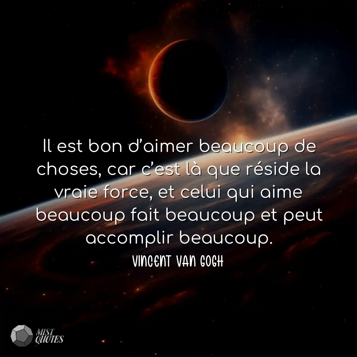 Il est bon d’aimer beaucoup de choses,