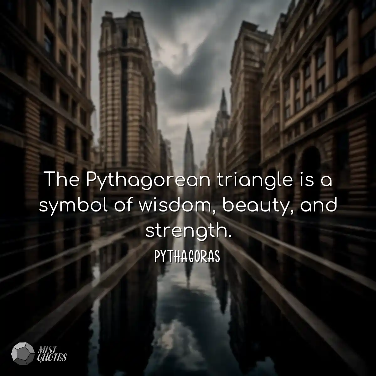 The Pythagorean triangle is a symbol of 
