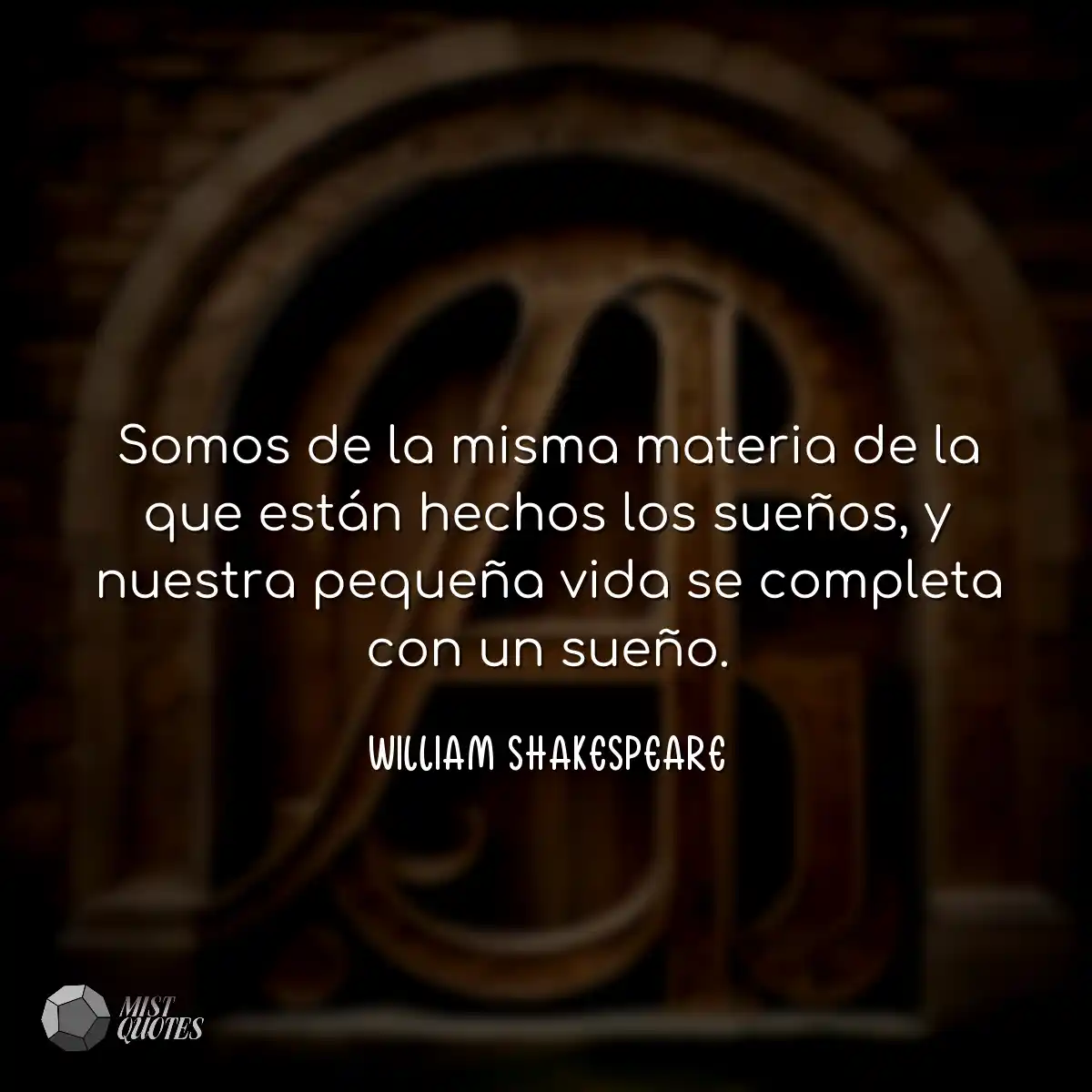 Somos de la misma materia de la que están hechos l