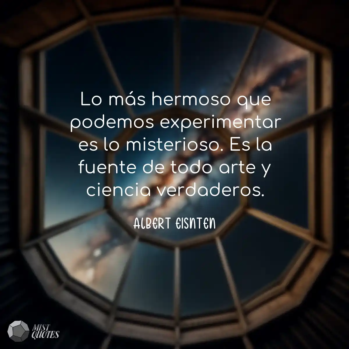 Lo más hermoso que podemos experimentar