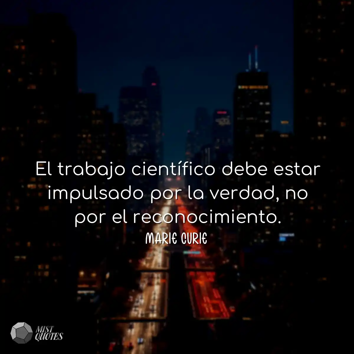 El trabajo científico debe estar impuls