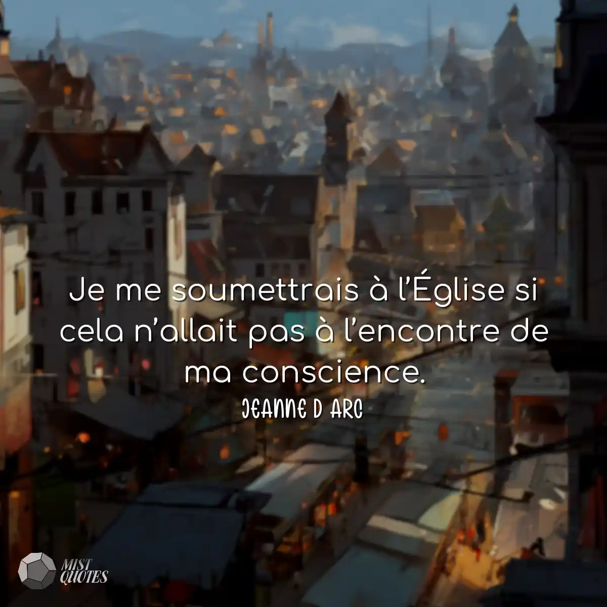 Je me soumettrais à l’Église si cela