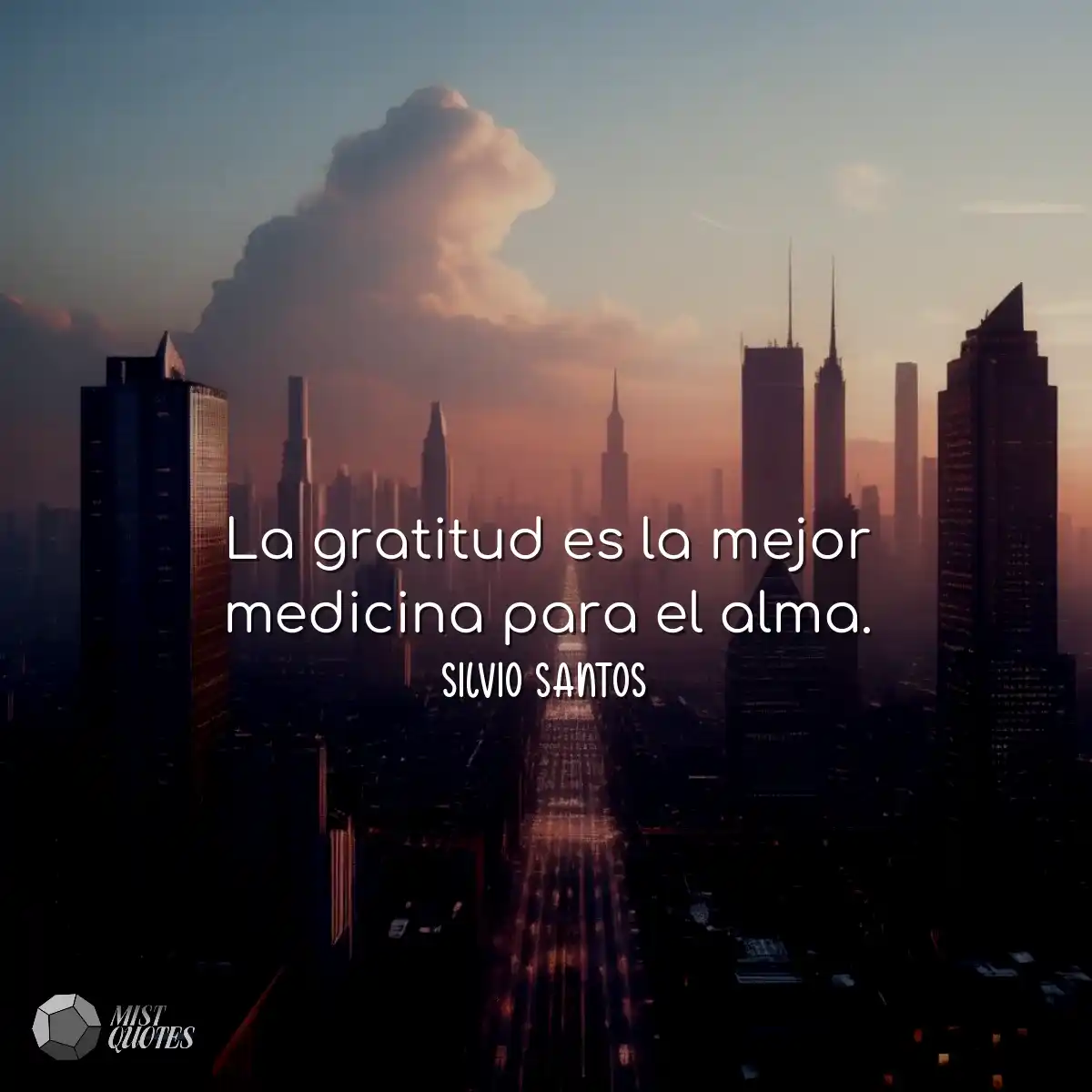 La gratitud es la mejor medicina para el