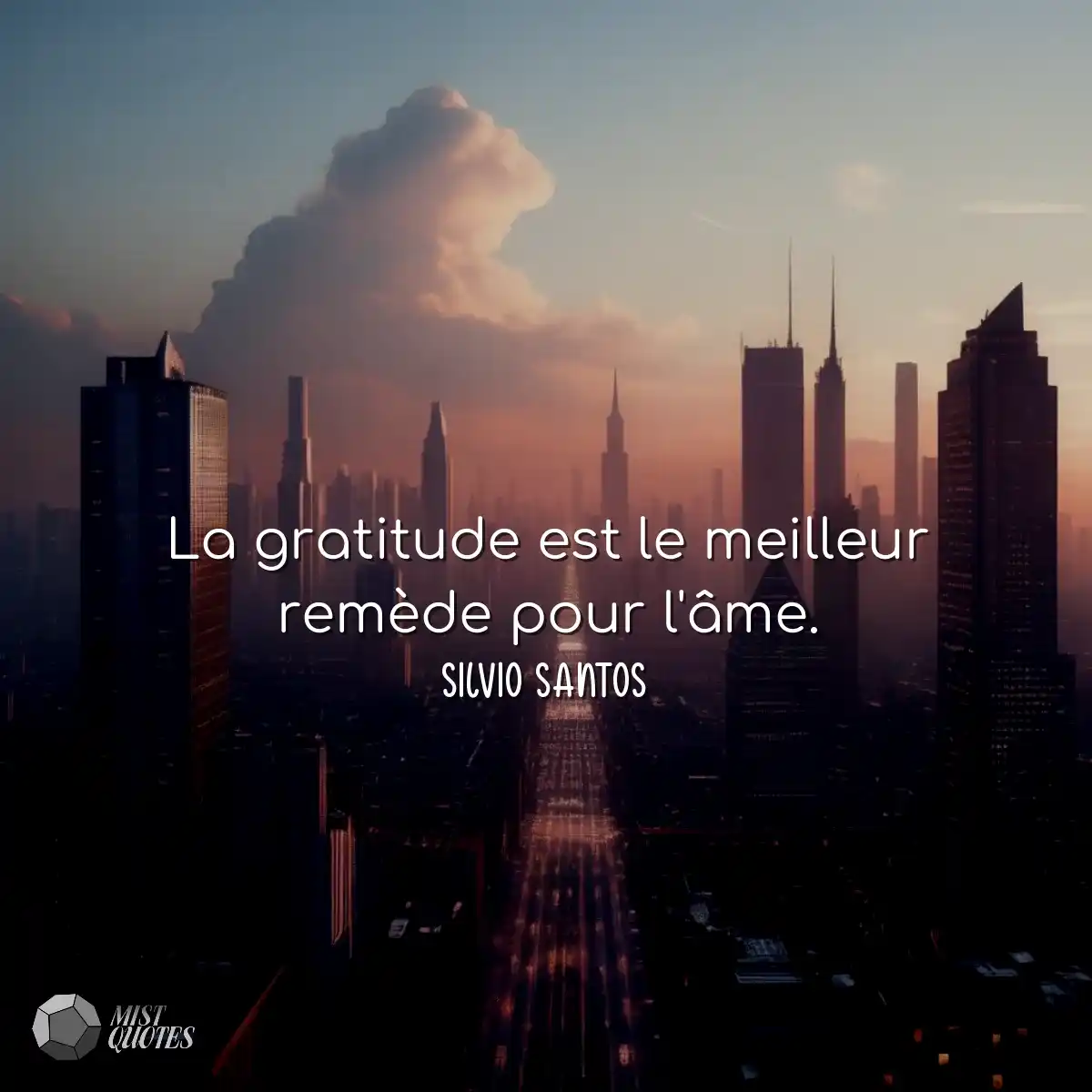 La gratitude est le meilleur remède pou