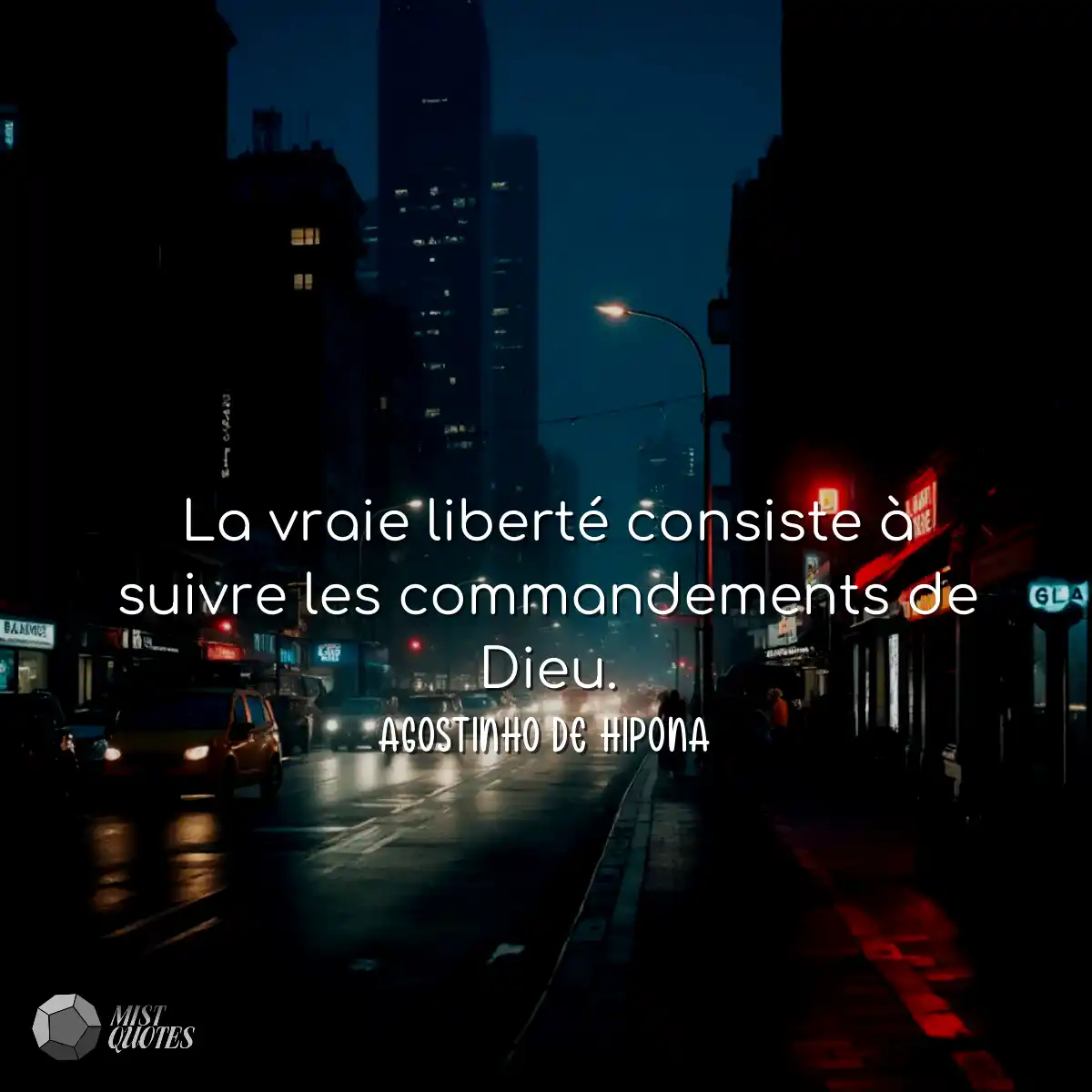 La vraie liberté consiste à suivre les