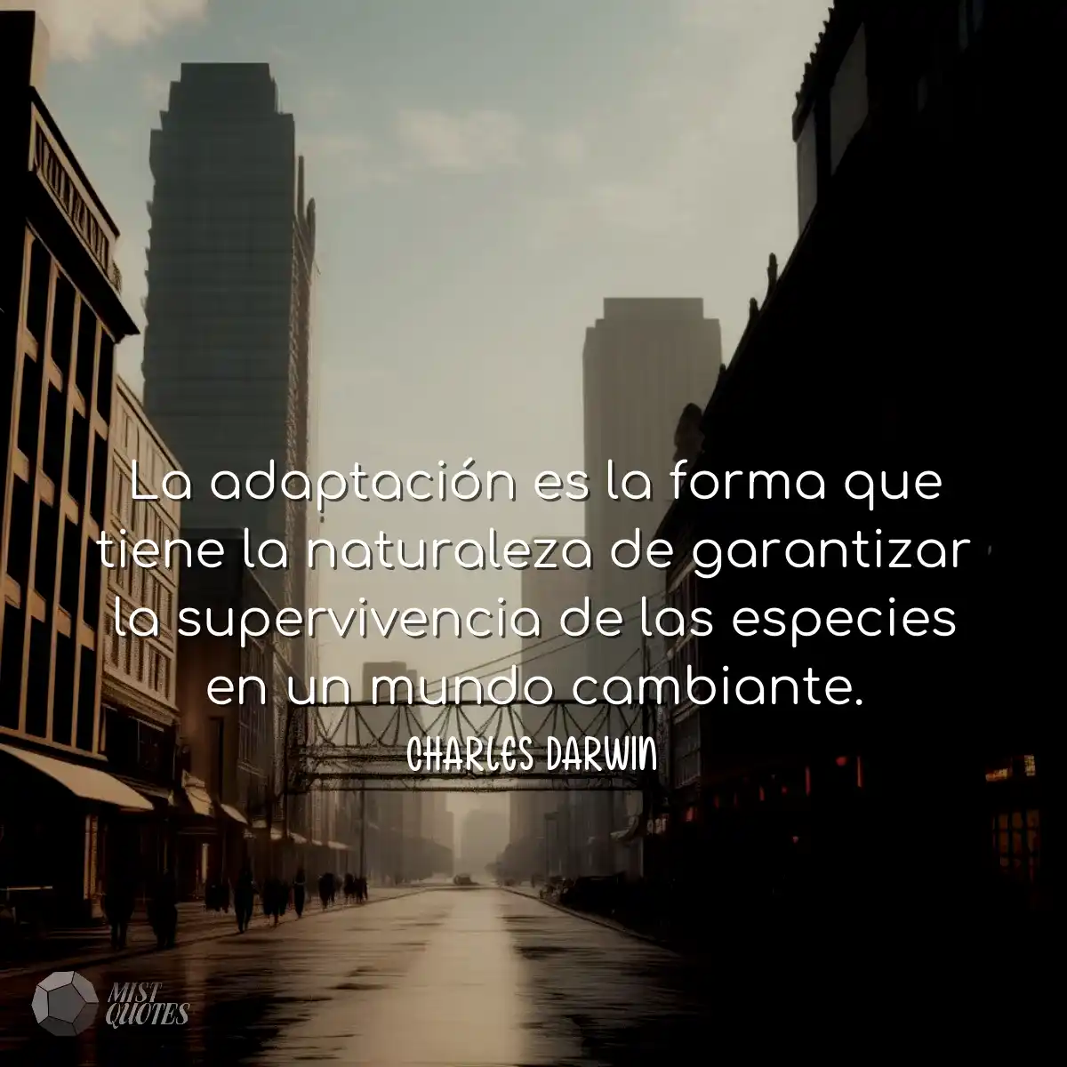 La adaptación es la forma que tiene la 