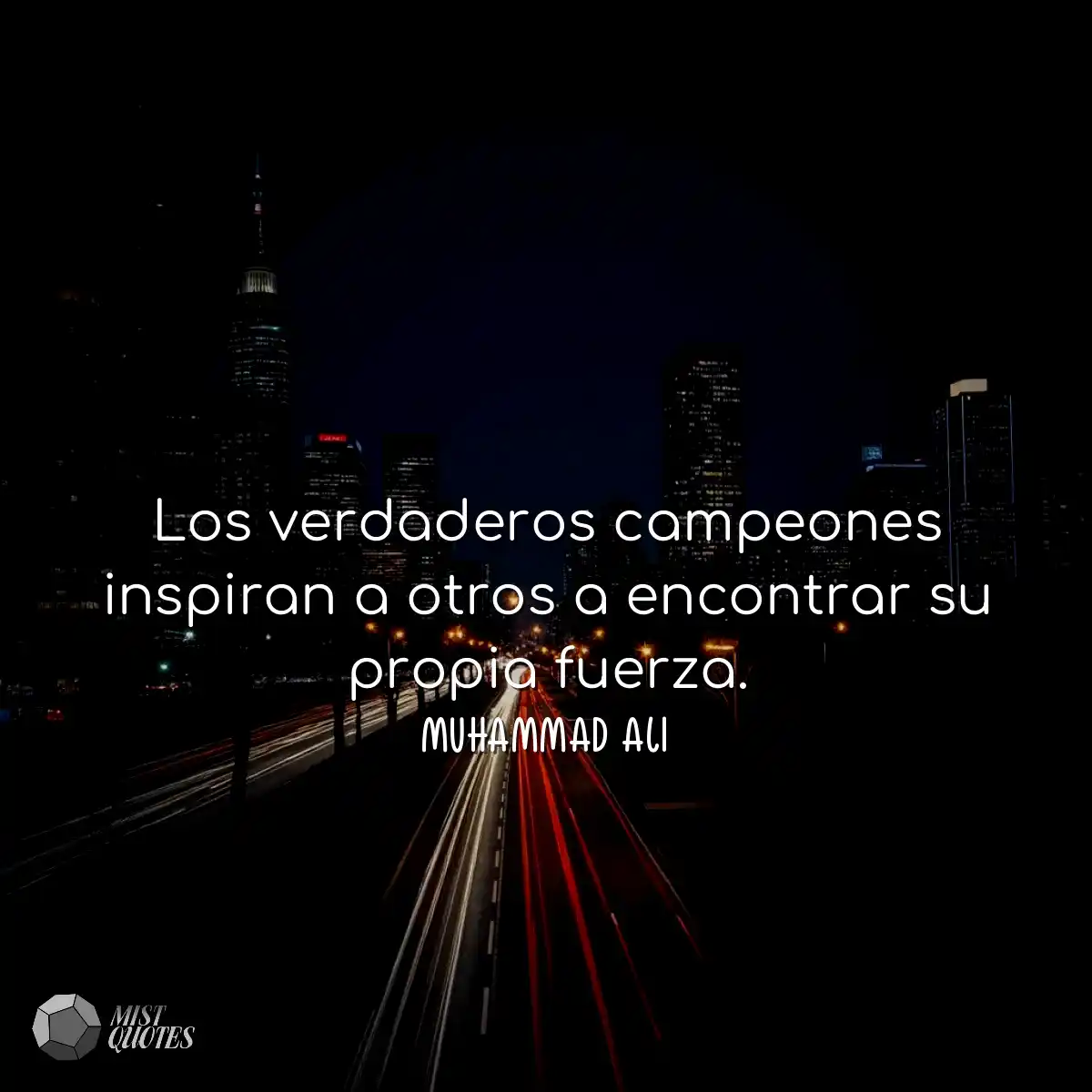 Los verdaderos campeones inspiran a otro
