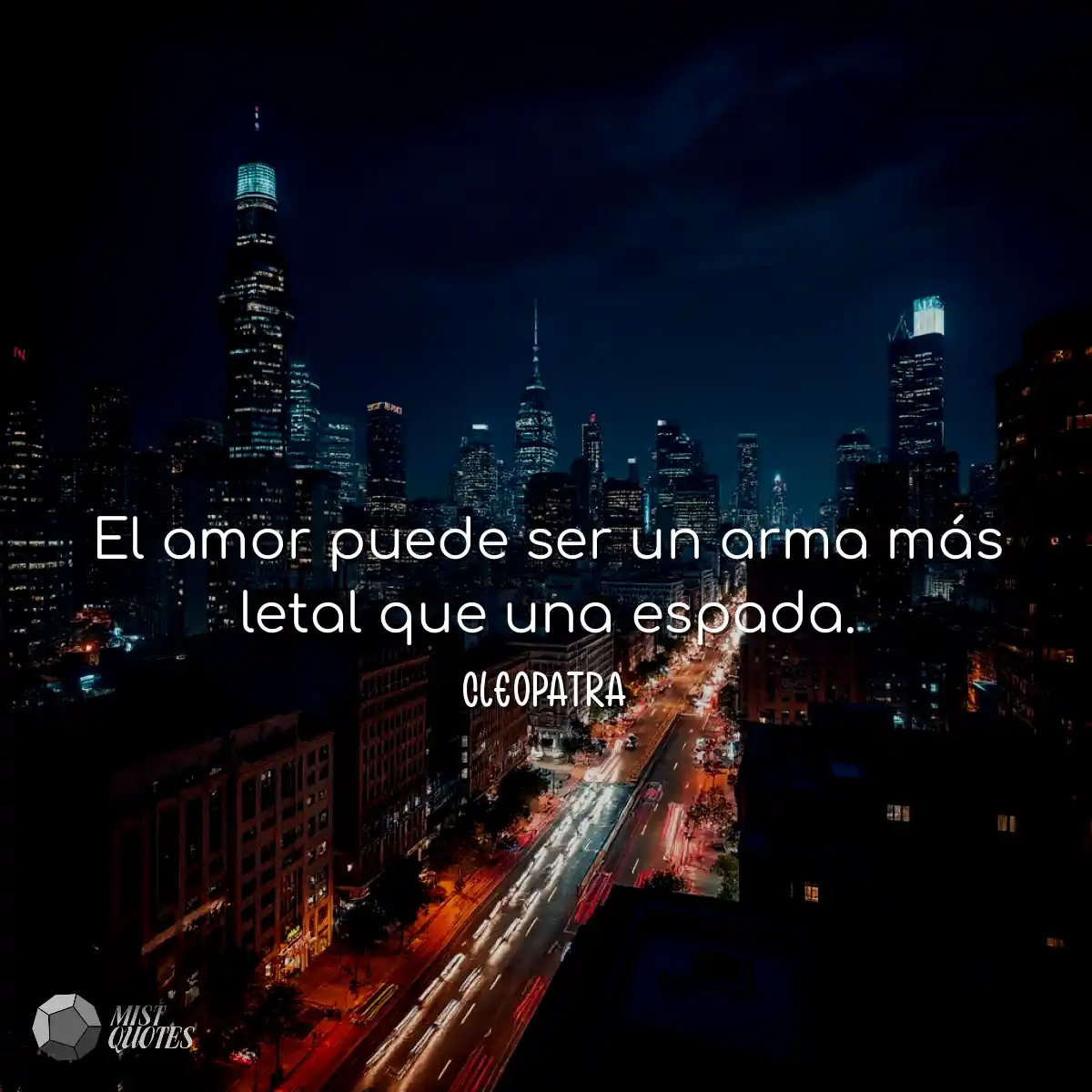 El amor puede ser un arma más letal que