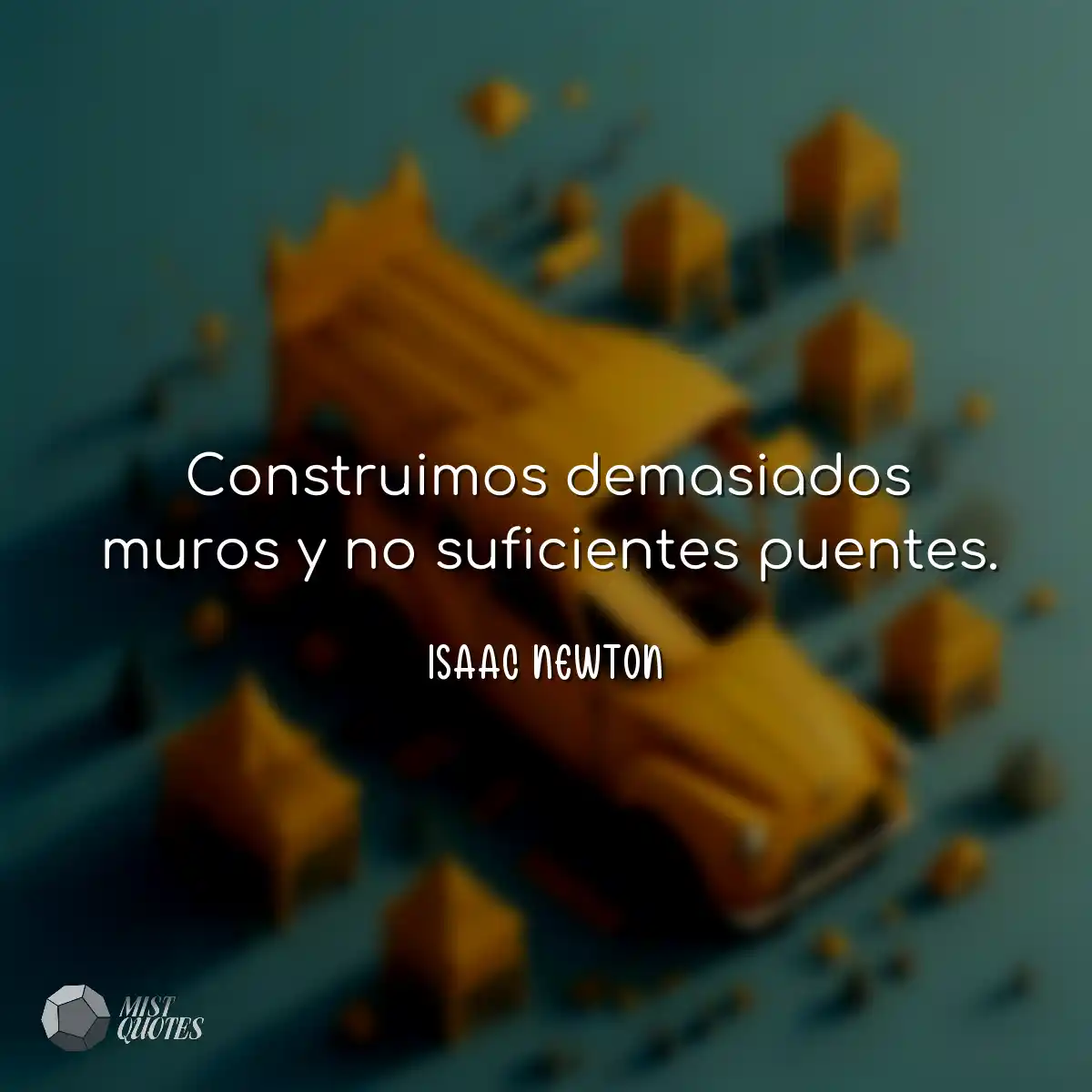 Construimos demasiados muros y no sufici