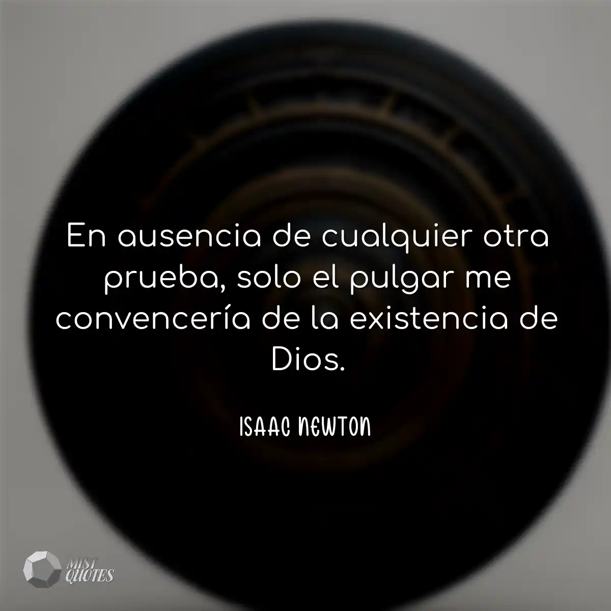 En ausencia de cualquier otra prueba, so