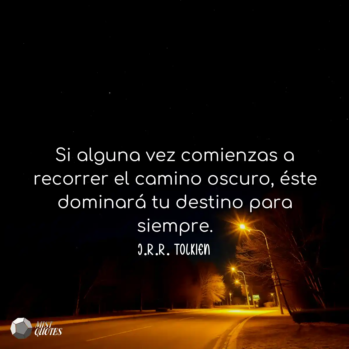 Si alguna vez comienzas a recorrer el ca