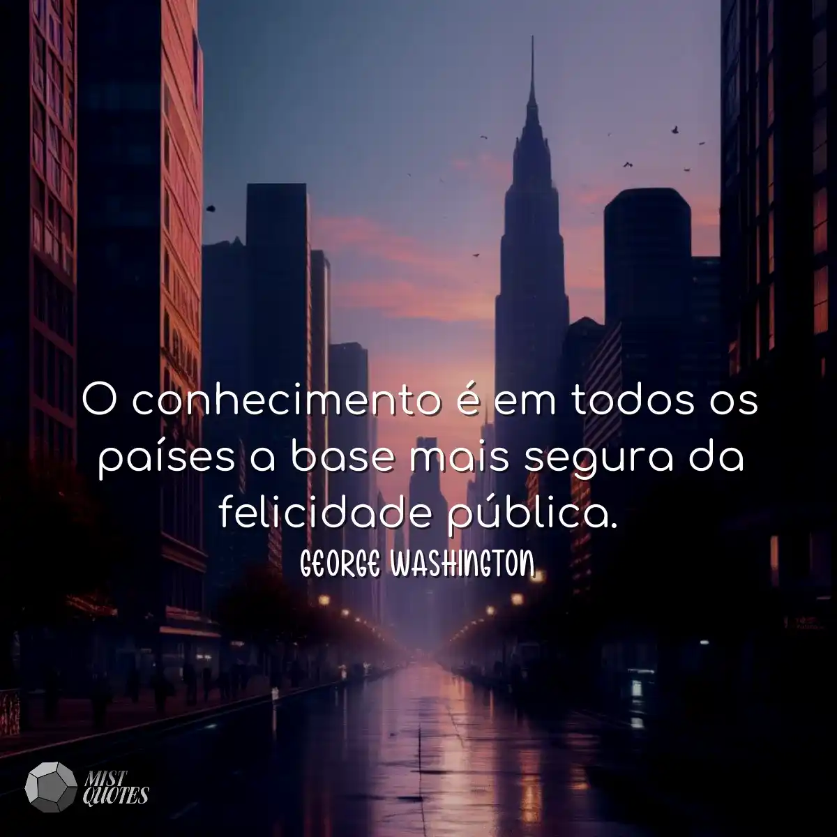 O conhecimento é em todos os países a base mais se