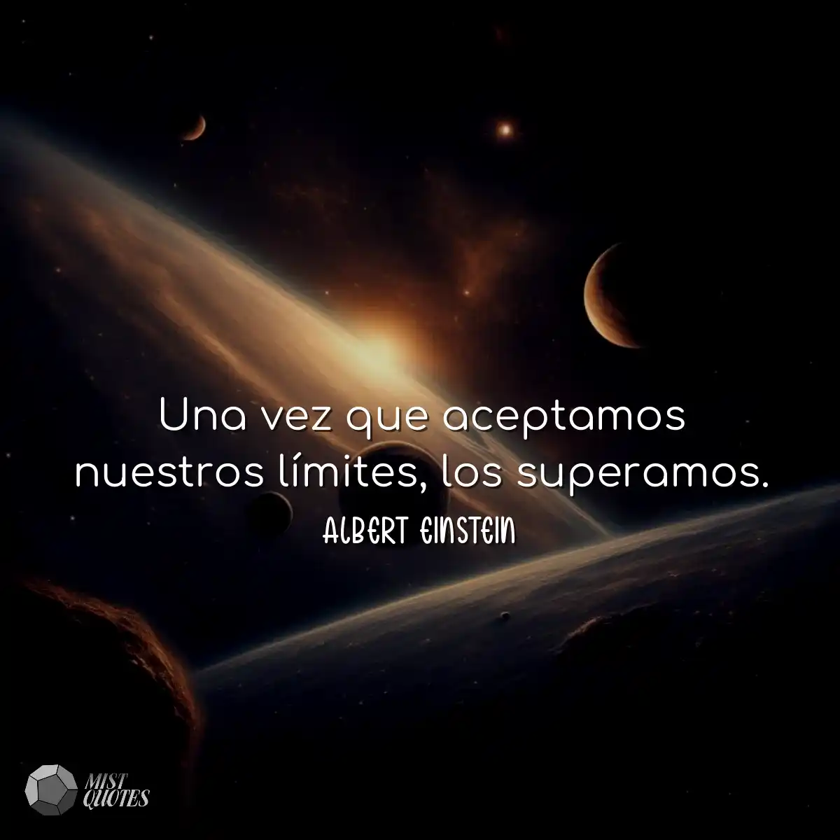 Una vez que aceptamos nuestros límites,