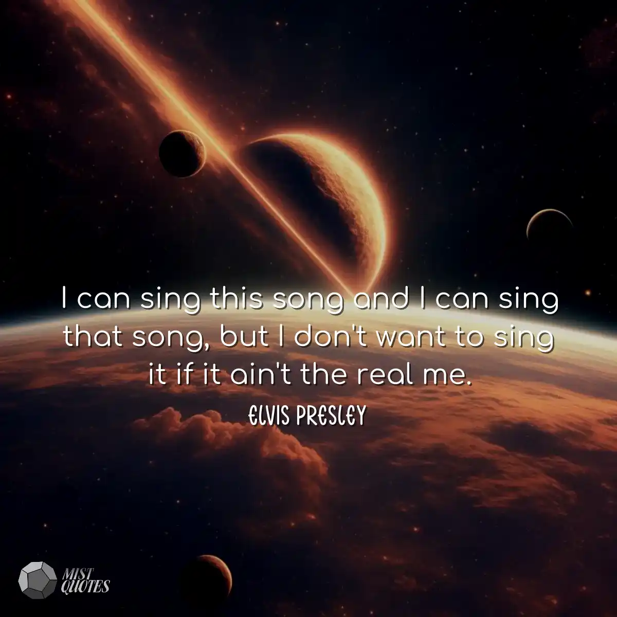 I can sing this song and I can sing that