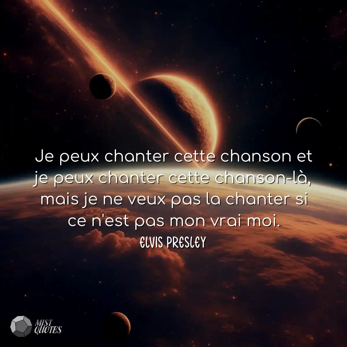 Je peux chanter cette chanson et je peux
