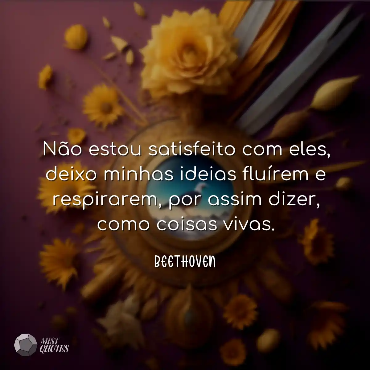 Não estou satisfeito com eles, deixo minhas ideias