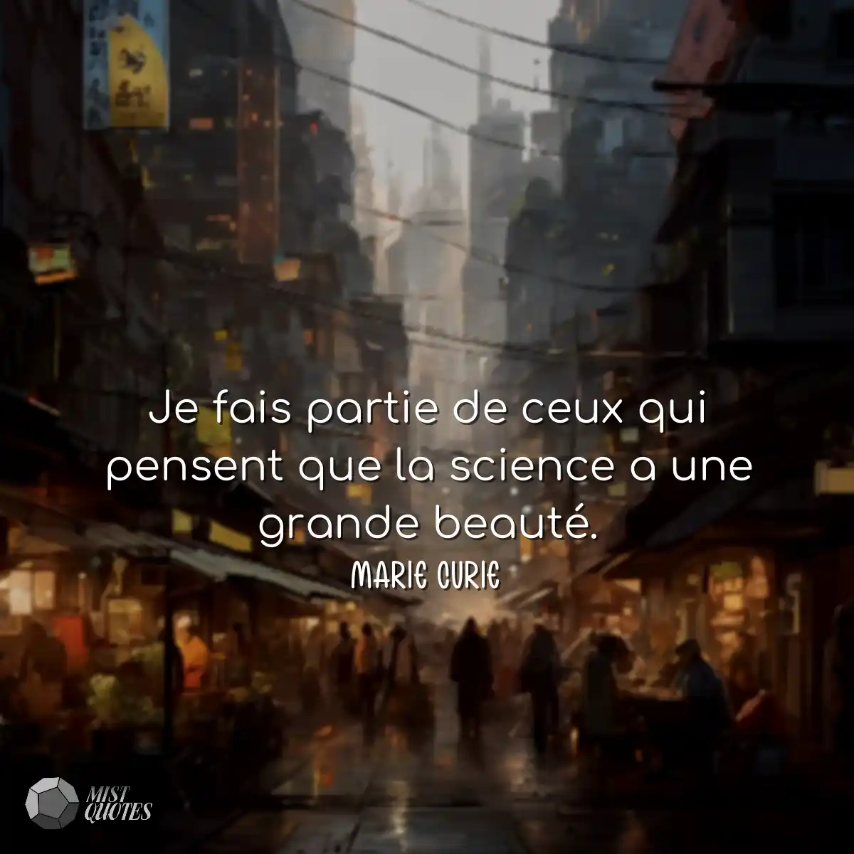 Je fais partie de ceux qui pensent que l
