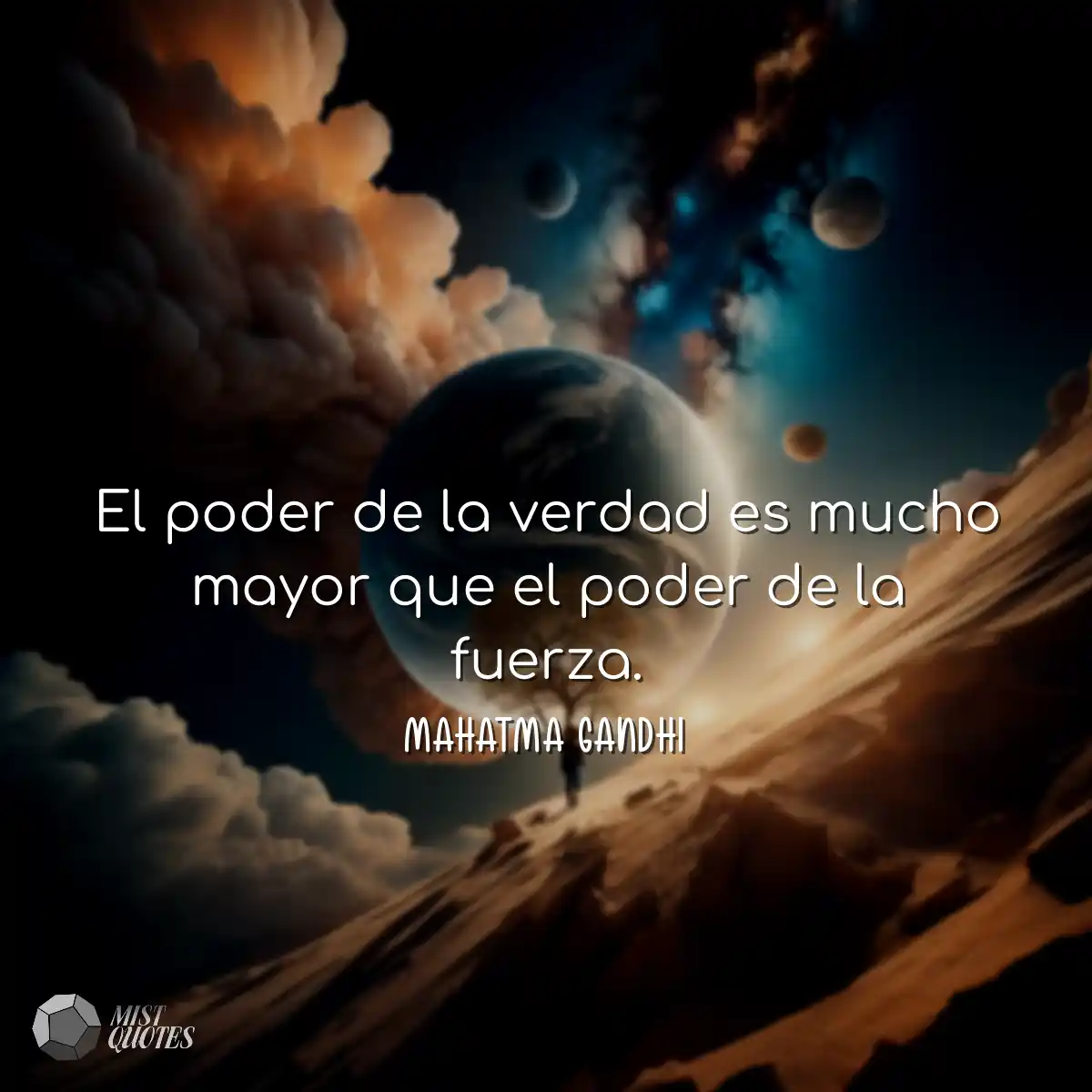El poder de la verdad es mucho mayor que el poder 